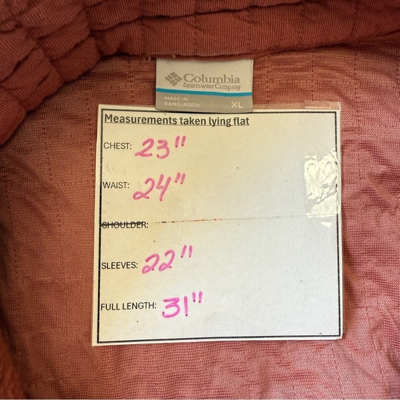 Columbia women’s quilted Castle Hill Tunic mock neck 1/4 zip pink XL - Picture 6 of 7